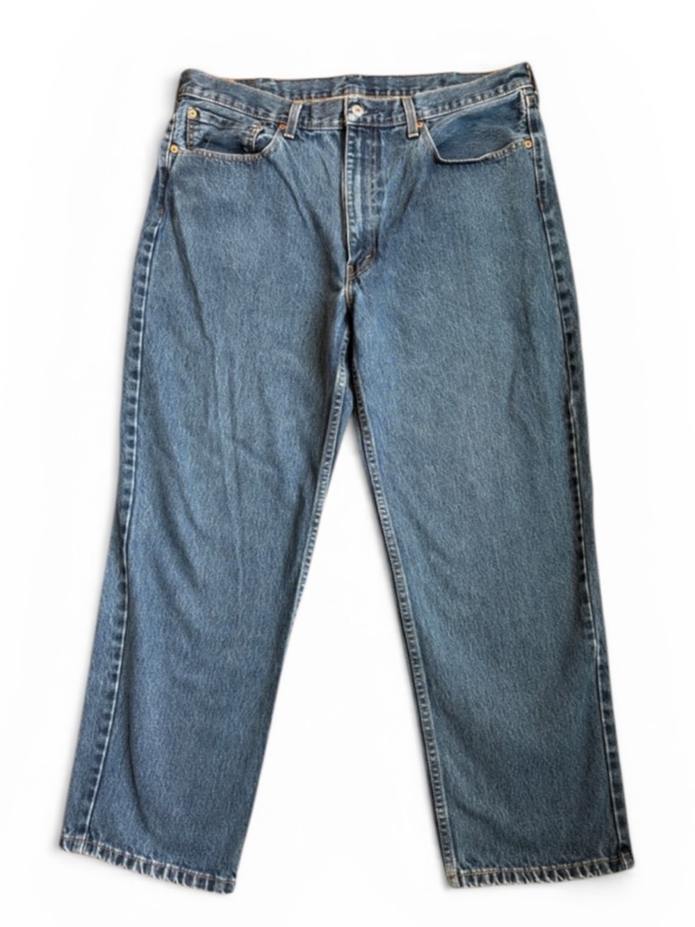 Levi’s 550 Relaxed Fit Denim Jeans Men's 38x29 Medium Blue Classic READ